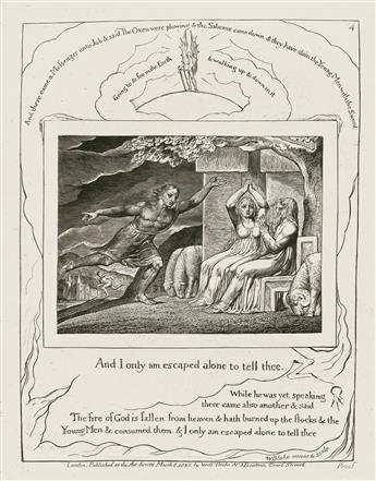 BLAKE, WILLIAM. Illustrations of the Book of Job.